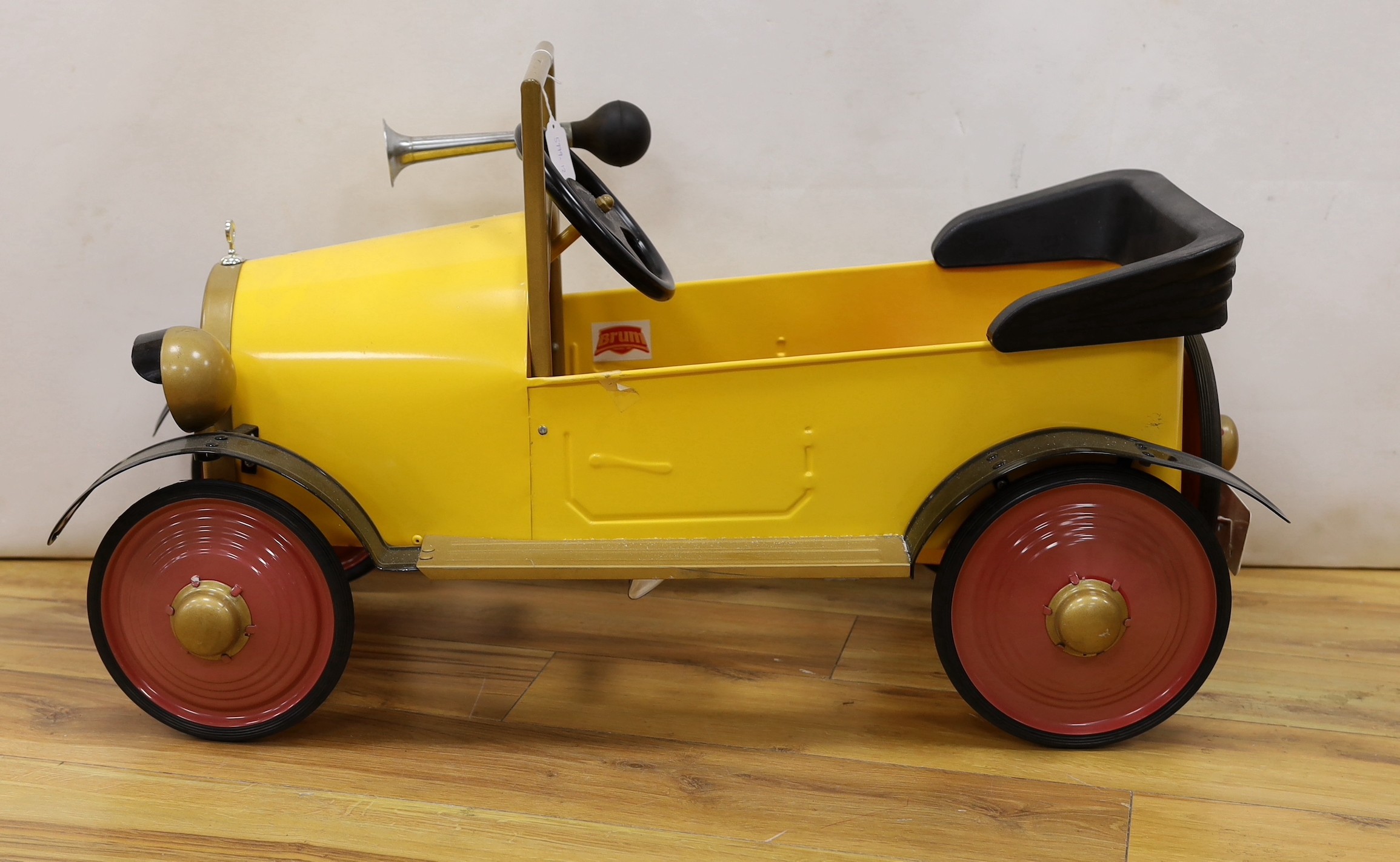 A ‘Brum’ pedal car, 93cm